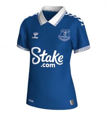 Lacne Ženy Futbalové dres Everton 2023-24 Krátky Rukáv - Domáci